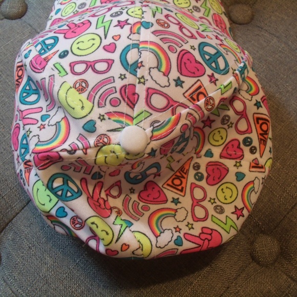 Justice Multi Neon/White Baseball Cap - Picture 9 of 12